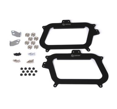 SW-Motech  Kit adaptador para soportes originales GIVI,Negro. Para maleta lateral TRAX. Por pares.