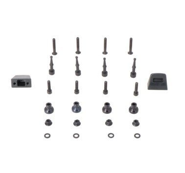 SW-Motech  Kit adaptador para soporte lateral EVO,Para Givi MonoKey. Montaje de 2 maletas.