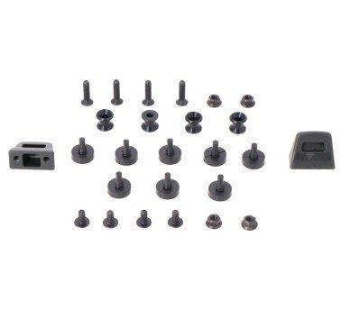 SW-Motech  Kit de adaptadores para suportes laterais PRO, Para Givi MonoKey. Montar duas malas.