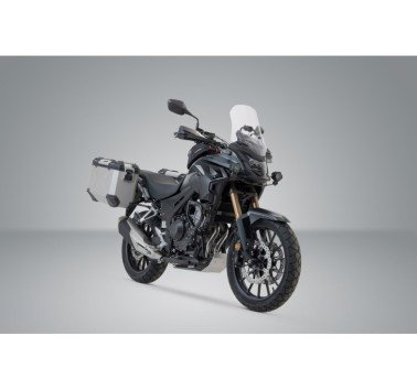 SW-Motech  Sistema de maletas TRAX ADV, Plateado. 37/37 l. Honda CB500X (13-23)