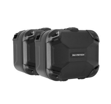SW-Motech  Sistema de maletas rigidas DUSC,Negro. 41/41 l. Suzuki DL 650 (16-).