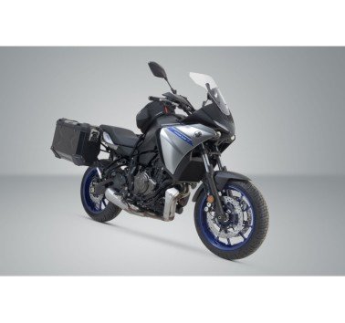 SW-Motech  Sistema de maletas TRAX ADV,Negro. 37/37 l. Yamaha MT-07 Tracer (16-) / Tracer 7