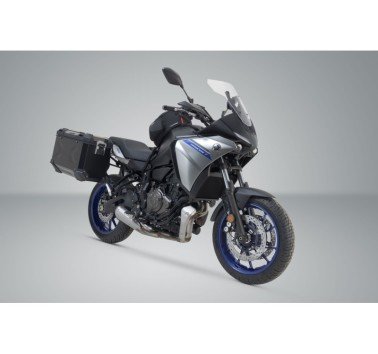 SW-Motech  Sistema de maletas TRAX ADV,Negro. 45/45 l. Yamaha MT-07 Tracer (16-) / Tracer 7