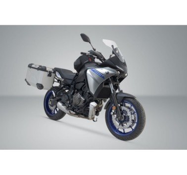 SW-Motech  Sistema de maletas TRAX ADV,Plateado. 45/45 l. Yamaha MT-07 Tracer (16-).