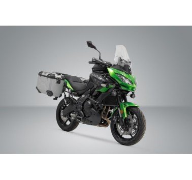SW-Motech  Sistema de maletas TRAX ADV,Plateado. 45/45 l. Kawasaki Versys 650 (14-).