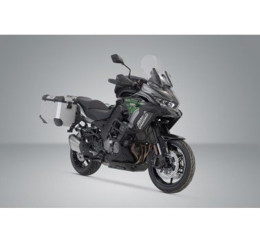 SW-Motech  Sistema de maletas TRAX ADV,Plateado. 37/37 l. Kawa Versys 1000/1000 S (18-).