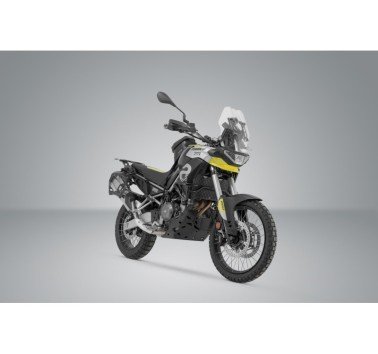 SW-Motech  Soporte lateral PRO,Negro. Aprilia Tuareg (21-).