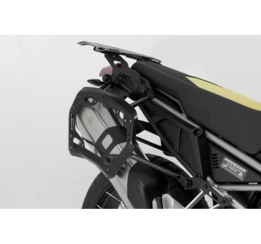 SW-Motech  Soporte lateral PRO,Negro. Aprilia Tuareg (21-).
