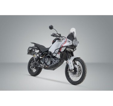 SW-Motech  Soporte lateral PRO, modelo de EE. UU.,Negro. Ducati DesertX (22-).