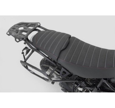 SW-Motech  Soporte lateral PRO, modelo de EE. UU.,Negro. Ducati DesertX (22-).