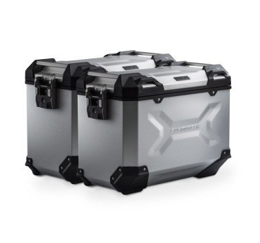 SW-Motech  Sistema de maletas TRAX ADV,Plateado.. 45/37 l. Ducati DesertX (22-).