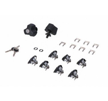 SW-Motech  Juego de bombín TRAX con sistema antirobo PRO,Juego de 9 cerraduras/2 llaves. Sistema antirobo.