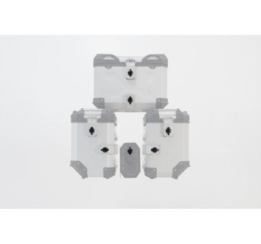 SW-Motech  Jogo de bolachas TRAX com sistema anti-roubo PRO, jogo de 9 fechaduras/2 chaves. Sistema antirrobo.