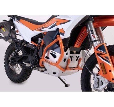 SW-Motech  Protecciones laterales de motor,Naranja eléctrico. KTM 790 Adv/ R, 890 Adv/ R.