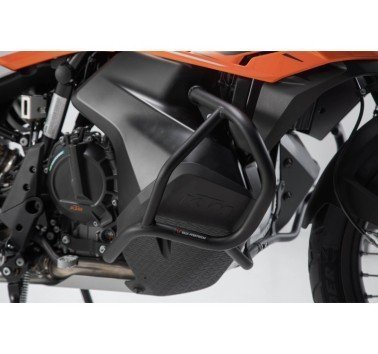 SW-Motech  Protecciones laterales de motor,Negro. KTM 790/890 Adv/R, Husqvarna Norden 901.