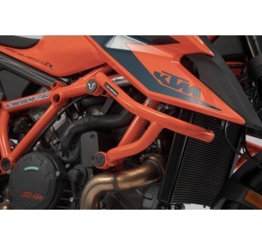 SW-Motech  Proteção lateral do motor, Laranja. KTM 1290 Super Duke R / EVO (19-).