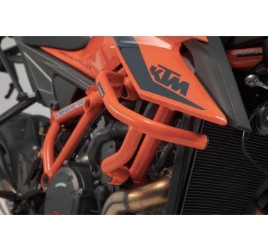 SW-Motech  Proteção lateral do motor, Laranja. KTM 1290 Super Duke R / EVO (19-).