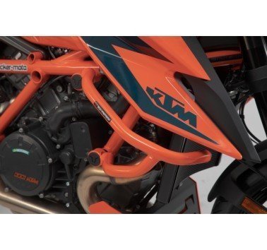 SW-Motech  Proteção lateral do motor, Laranja. KTM 1290 Super Duke R / EVO (19-).