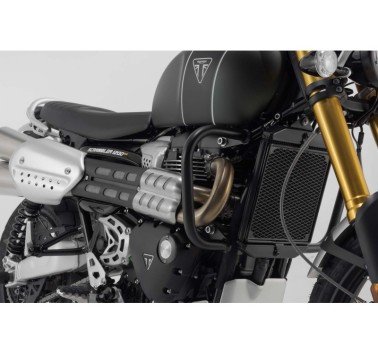 SW-Motech  Protecciones laterales de motor,Negro. Triumph Scrambler 1200 (21-).