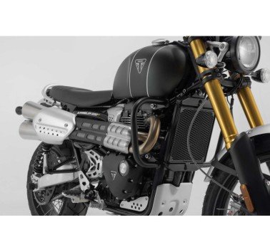 SW-Motech  Protecciones laterales de motor,Negro. Triumph Scrambler 1200 (21-).