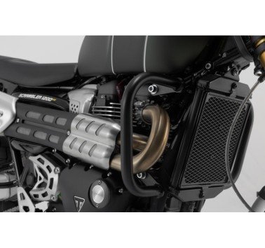 SW-Motech  Protecciones laterales de motor,Negro. Triumph Scrambler 1200 (21-).