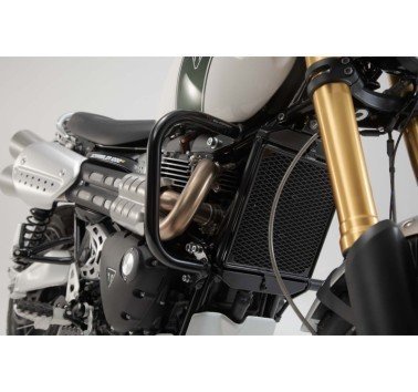 SW-Motech  Protecciones laterales de motor,Negro. Triumph Scrambler 1200 XC / XE (18-20).