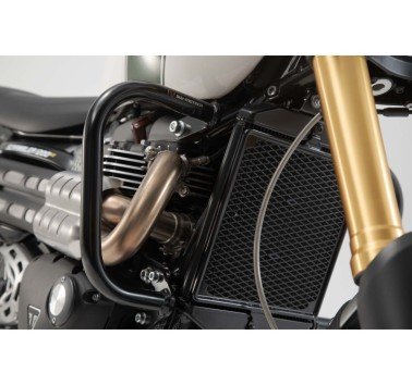 SW-Motech  Protecciones laterales de motor,Negro. Triumph Scrambler 1200 XC / XE (18-20).