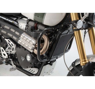 SW-Motech  Protecciones laterales de motor,Negro. Triumph Scrambler 1200 XC / XE (18-20).