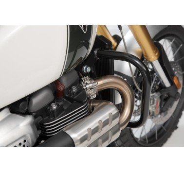 SW-Motech  Protecciones laterales de motor,Negro. Triumph Scrambler 1200 XC / XE (18-20).