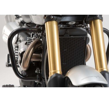 SW-Motech  Protecciones laterales de motor,Negro. Triumph Scrambler 1200 XC / XE (18-20).