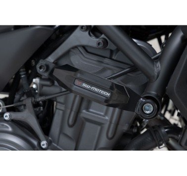 SW-Motech  Kit de topes anticaidas,Negro. Yamaha MT-07 / Tracer 7