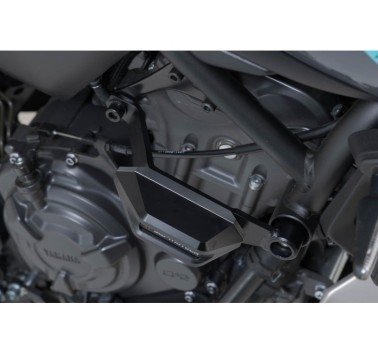 SW-Motech  Kit de topes anticaidas,Negro. Yamaha MT-07 / Tracer 7