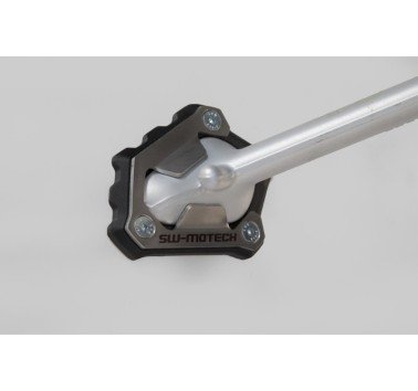 SW-Motech  Extension para caballete lateral,Negro/plateado. Modelos Triumph 1200 (18-).