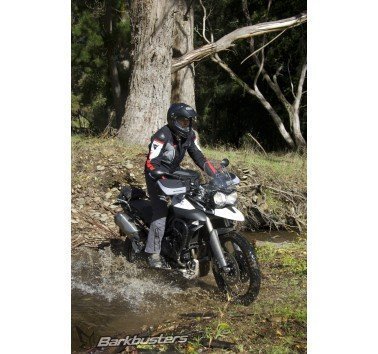 SW-Motech  Kit de cubre puños BLIZZARD,Tejido. Negro/gris.