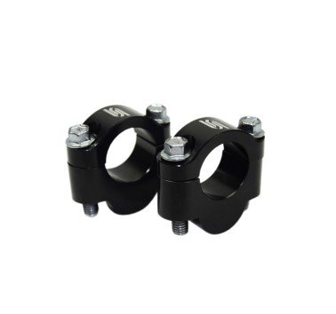 SCAR alzas de elevación negras +2cm para manillar de 22mm