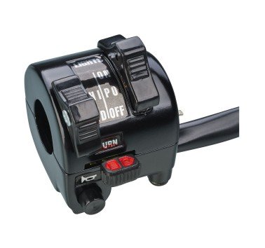 Piña interruptor de manillar luces / claxon. Yamaha XT 350 / XT 600 (84-90) / XT 600 Z-'87 (34L, 50T, 55W, 1VJ)
