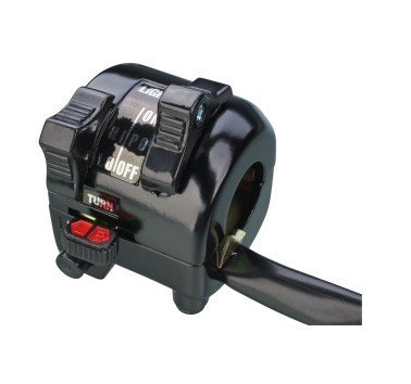 Piña interruptor de manillar luces / claxon. Yamaha XT 350 / XT 600 (84-90) / XT 600 Z-'87 (34L, 50T, 55W, 1VJ)