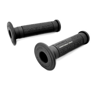 Puños de manillar negros Ariete Dirt Zone (goma blanda) Yamaha Tenere 700