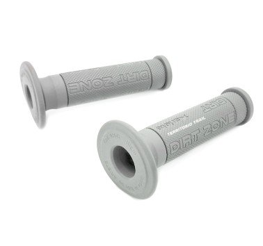 Puños de manillar grises Ariete Dirt Zone (goma blanda) Yamaha Tenere 700