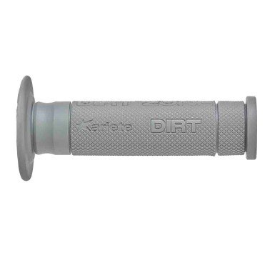 Puños de manillar grises Ariete Dirt Zone (goma blanda) Yamaha Tenere 700