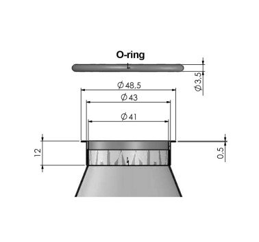 Twin Air 160643 filtro para depósito de gasolina KTM 690 / Husqvarna 701