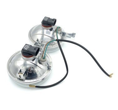 Faro delantero redondo doble