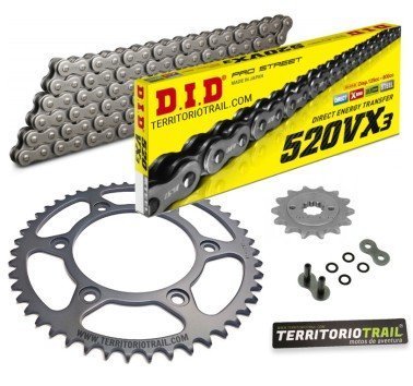 Kit de transmisión gris DID 520VX3 (14/40/106) | Honda CRF 300 L