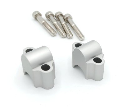 ALZAS DE ELEVACIÓN + 2,5CM PARA MANILLAR 22MM