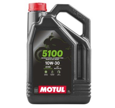 Aceite motor 4T. Motul 5100 10w30. h-c sintético. 4litros