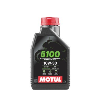 Aceite motor 4T. Motul 5100 10w30. h-c sintético. 1litro