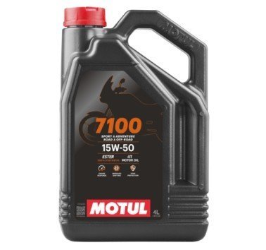 Aceite motor 4T. Motul 7100 15w50 100% sintético. 4litros