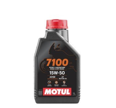 Aceite motor 4T. Motul 7100 15w50 100% sintético. 1litro