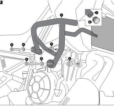 SW-Motech protecciones laterales Aprilia Tuareg 660