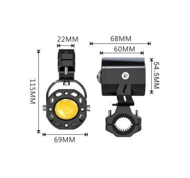 Givi S322 kit led Faróis de neblina homologados